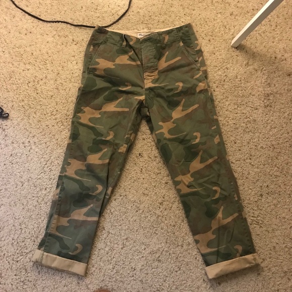 madewell camo pants